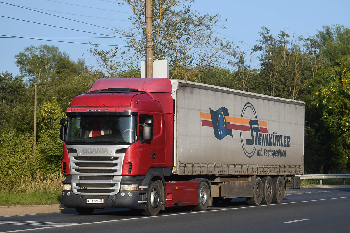 Ивановская область, № В 612 СА 37 — Scania ('2009) R420