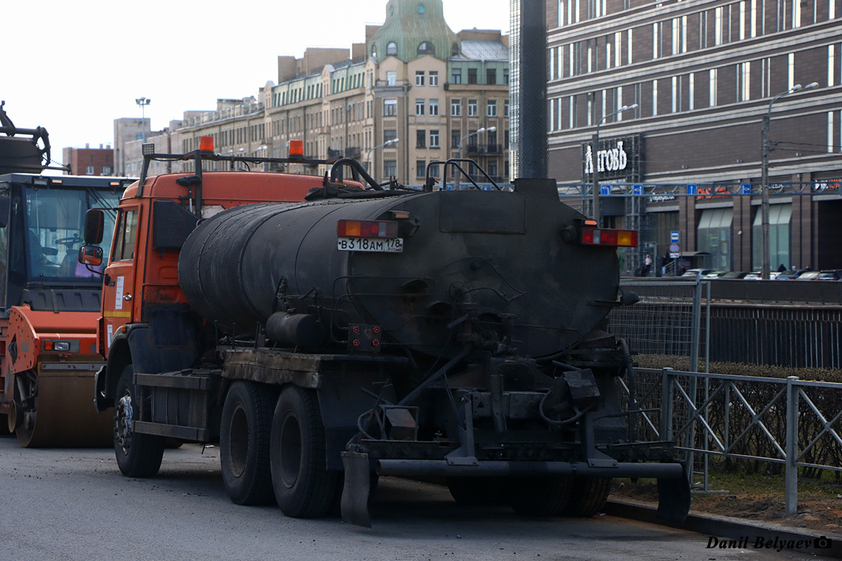 Санкт-Петербург, № В 318 АМ 178 — КамАЗ-65115-62
