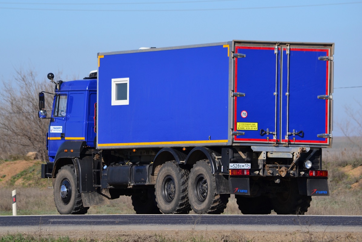 Волгоградская область, № Н 528 ЕМ 134 — Урал-4320-80М