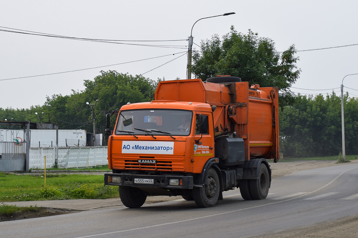 Алтайский край, № Н 555 УМ 22 — КамАЗ-43255-A3(96)