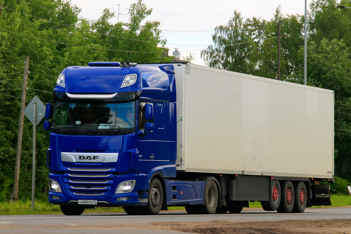 Марий Эл, № Н 408 РВ 12 — DAF XF Euro6 FT