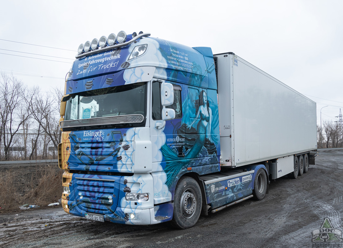 Алматы, № 755 BG 02 — DAF XF105 FT