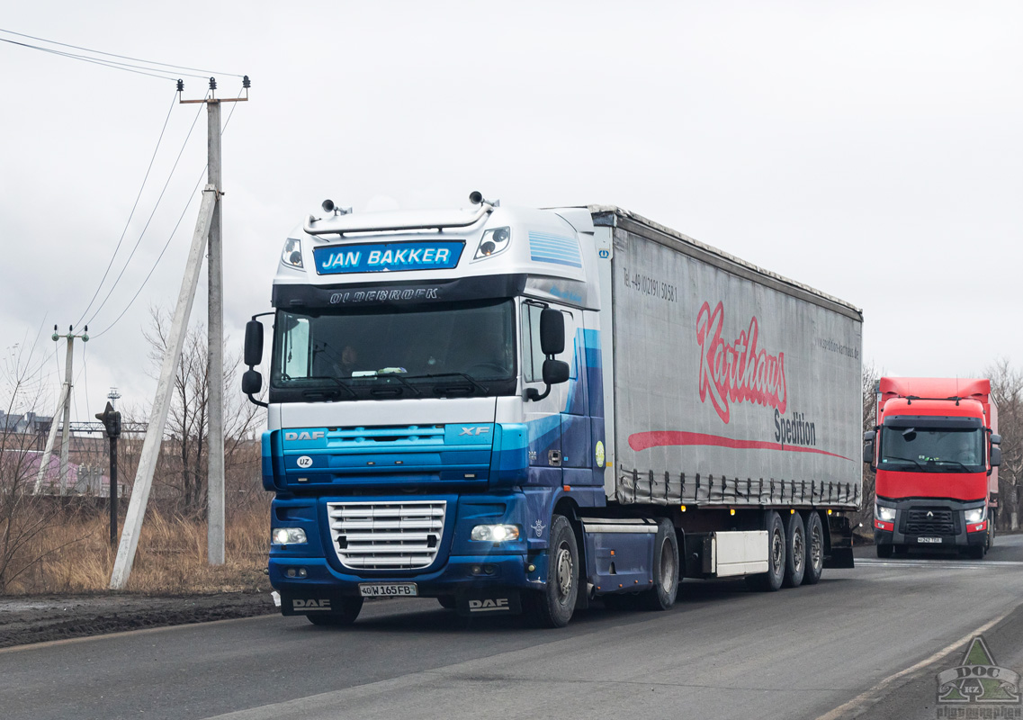 Узбекистан, № 40 W 165 FB — DAF XF105 FT