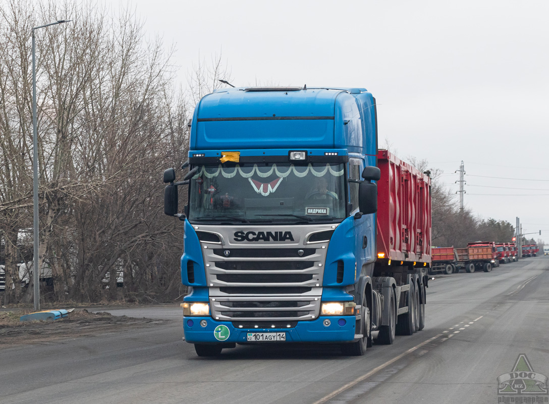 Павлодарская область, № 101 AGY 14 — Scania ('2004, общая модель)