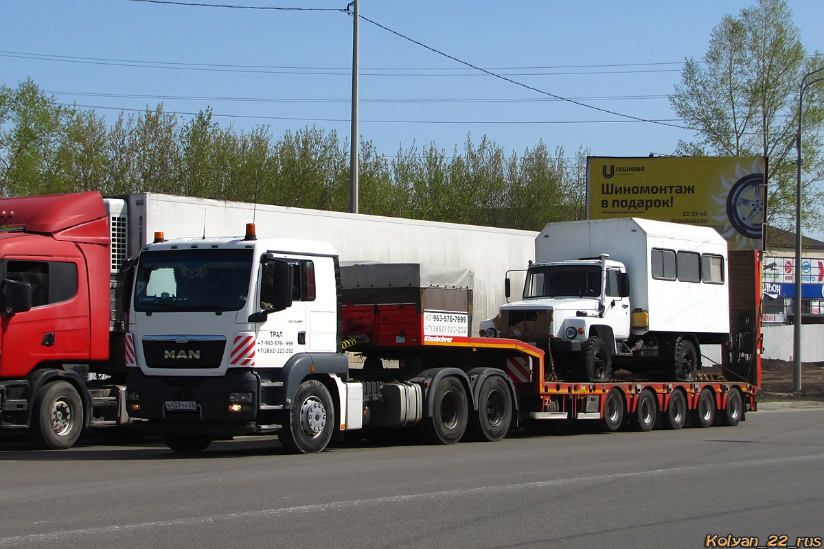 Алтайский край, № Н 437 УН 22 — MAN TGS 33.440