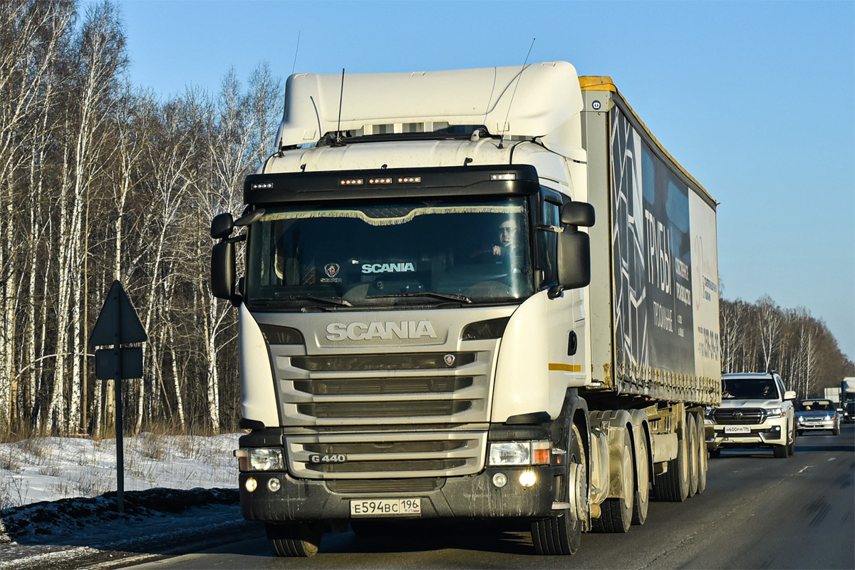 Свердловская область, № Е 594 ВС 196 — Scania ('2013) G440
