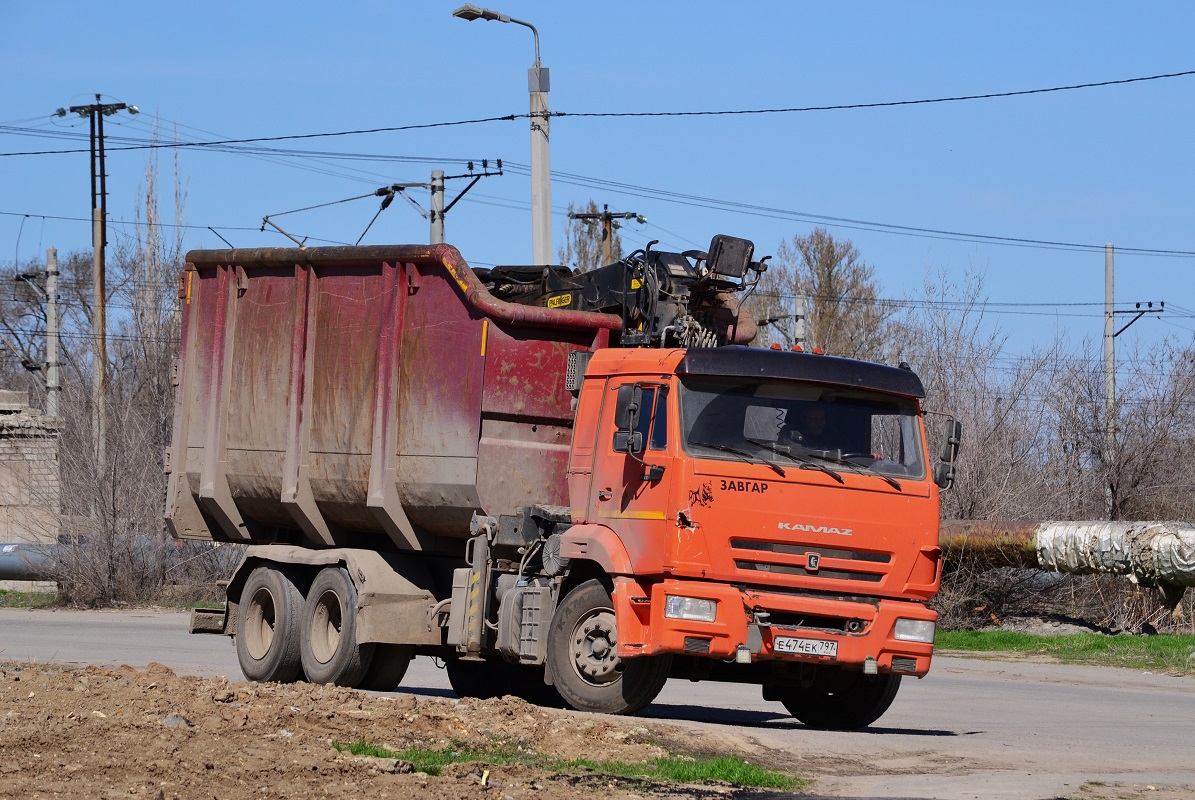 Волгоградская область, № Е 474 ЕК 797 — КамАЗ-65115-50