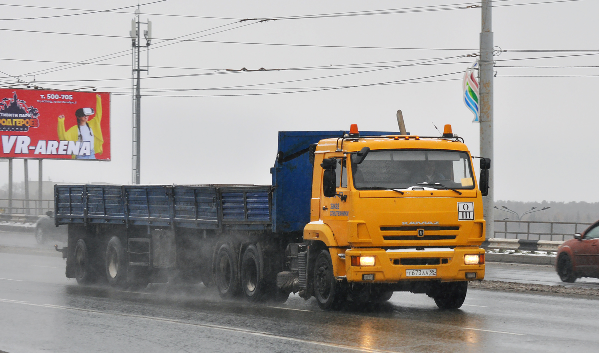 Омская область, № Т 673 АА 55 — КамАЗ-65116-A4(23)