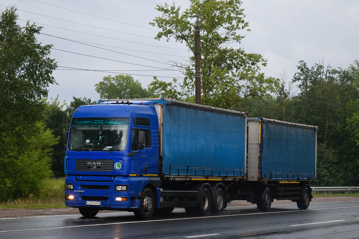 Новгородская область, № Е 831 РМ 53 — MAN TGA 26.460