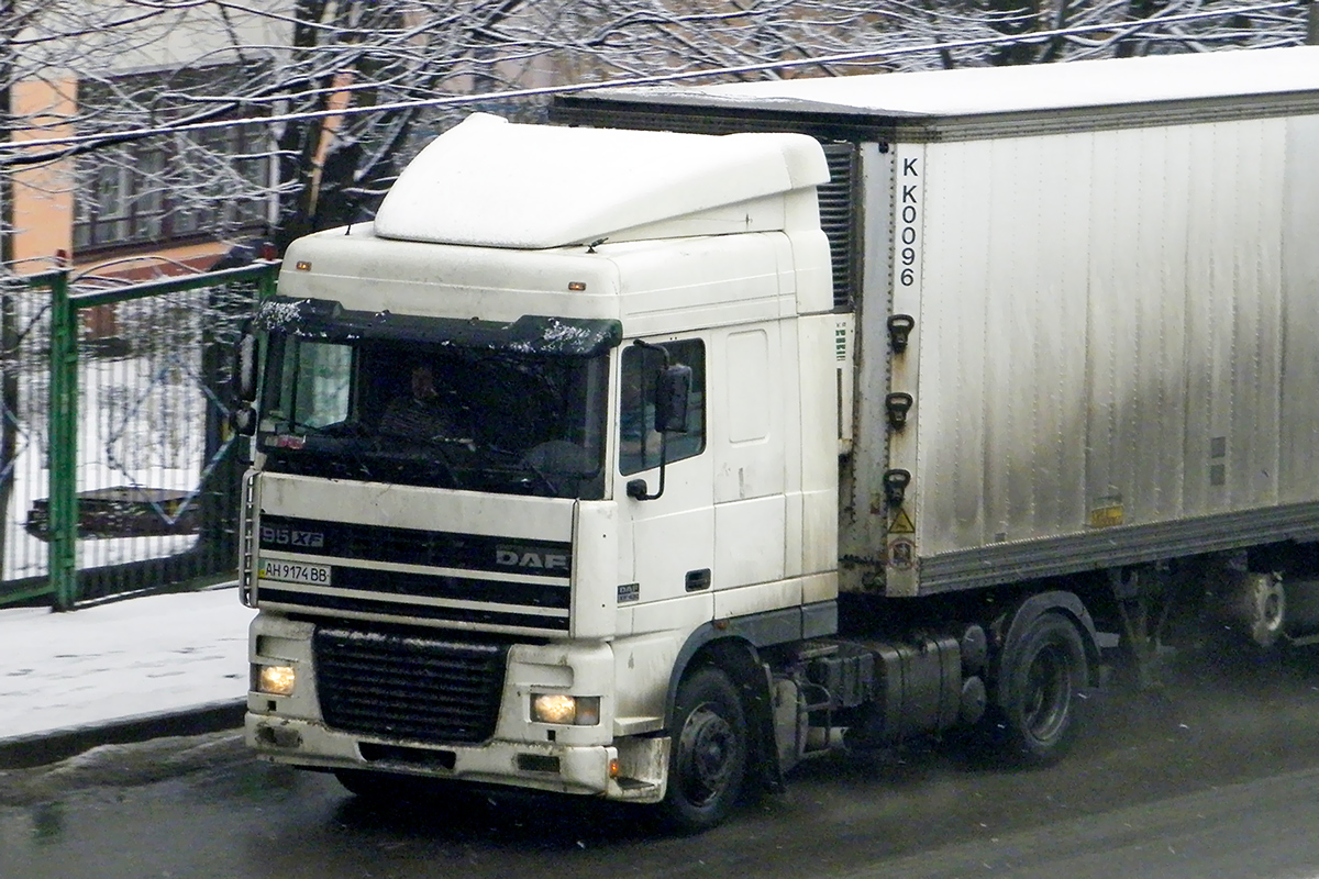 Донецкая область, № АН 9174 ВВ — DAF 95XF FT