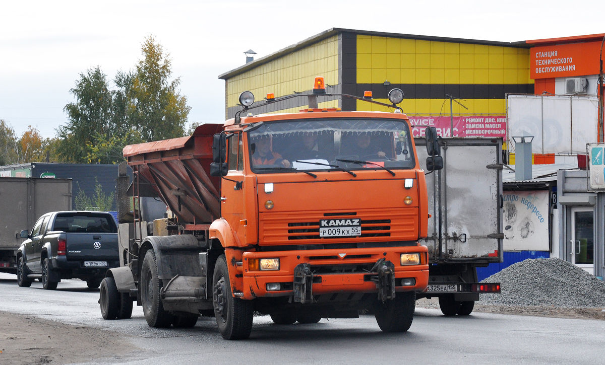 Омская область, № Р 009 КХ 55 — КамАЗ-53605-62