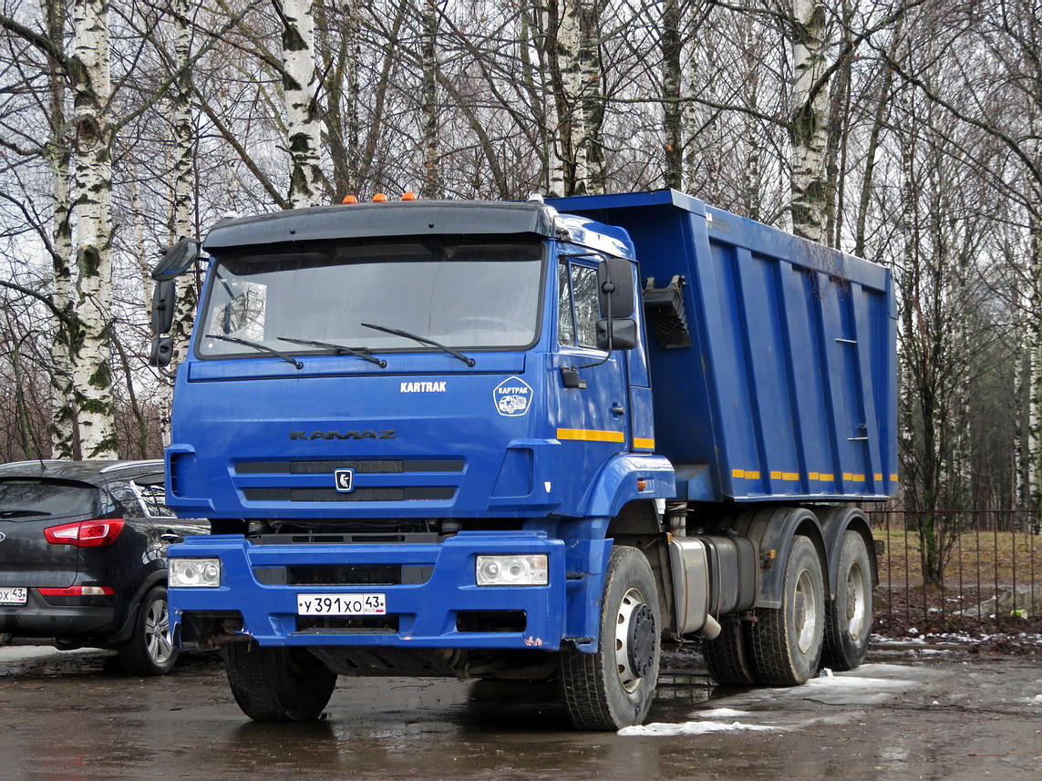 Кировская область, № У 391 ХО 43 — КамАЗ-6520-43