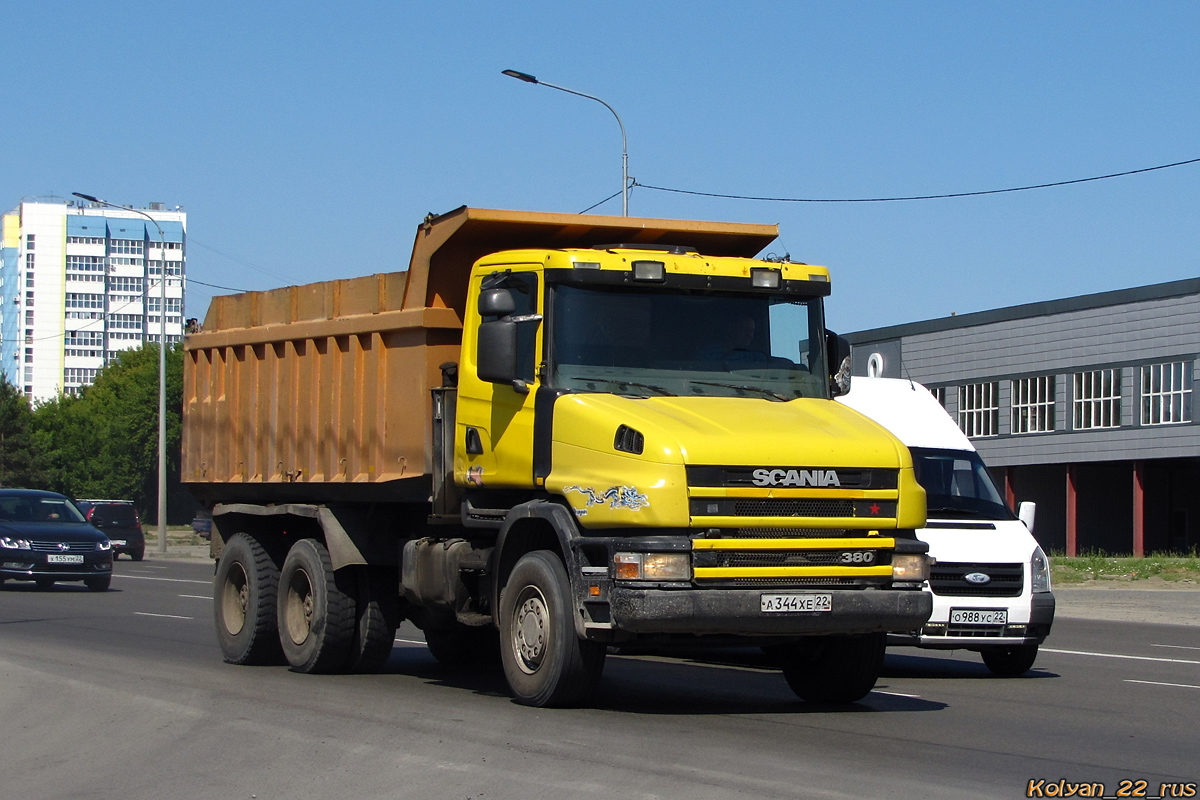 Алтайский край, № А 344 ХЕ 22 — Scania ('1996) T-Series (общ.м)