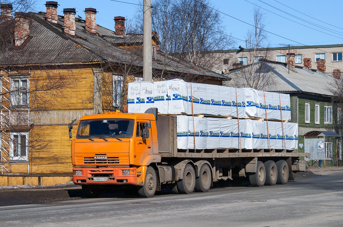 Архангельская область, № Н 493 ХТ 29 — КамАЗ-65116-62