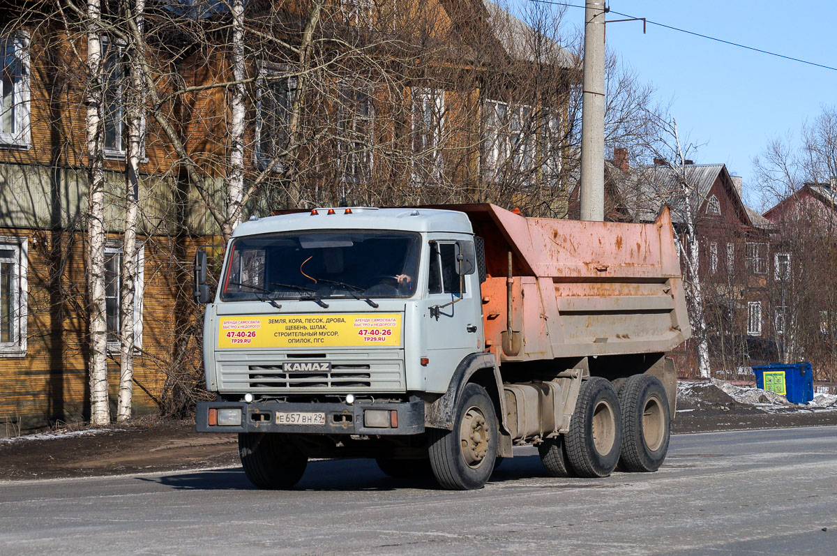 Архангельская область, № Е 657 ВН 29 — КамАЗ-55111-13 [55111N]