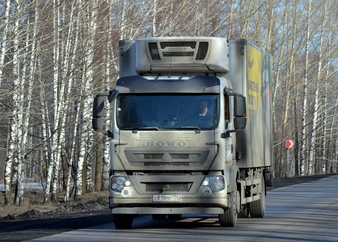 Новосибирская область, № С 818 МР 136 — Howo T5G ZZ1167