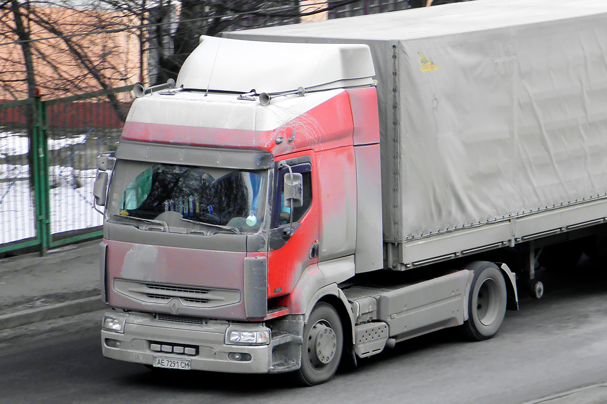 Днепропетровская область, № АЕ 7291 СМ — Renault Premium ('1996)