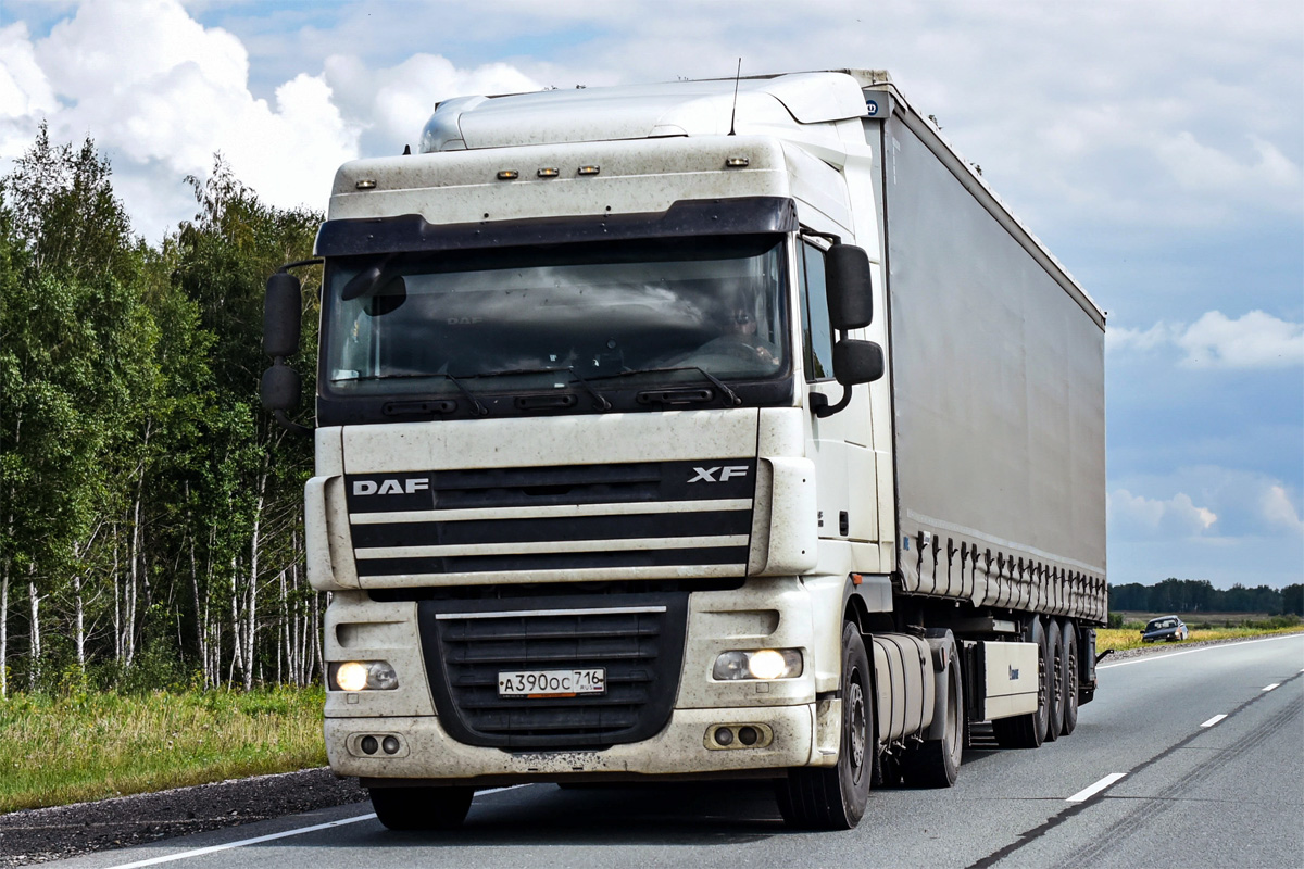 Татарстан, № А 390 ОС 716 — DAF XF105 FT