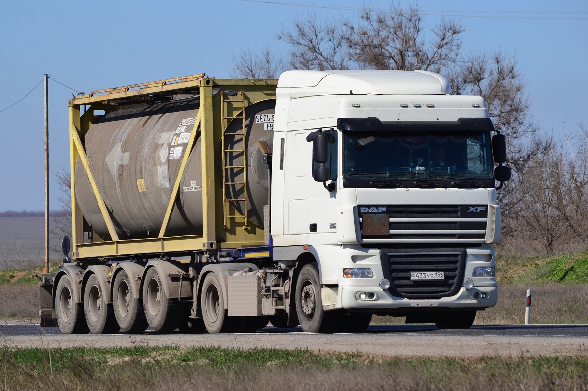 Нижегородская область, № Р 433 УВ 152 — DAF XF105 FT