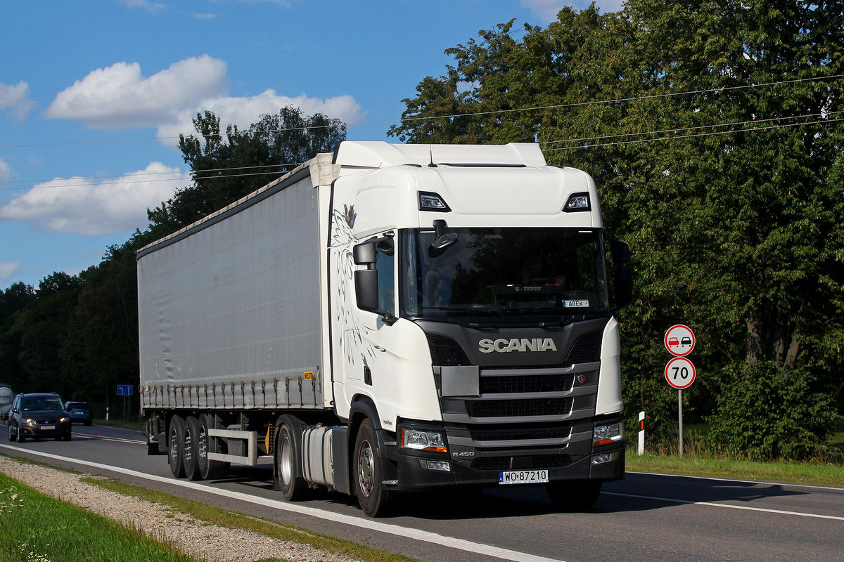 Польша, № WO 87210 — Scania ('2016) R450