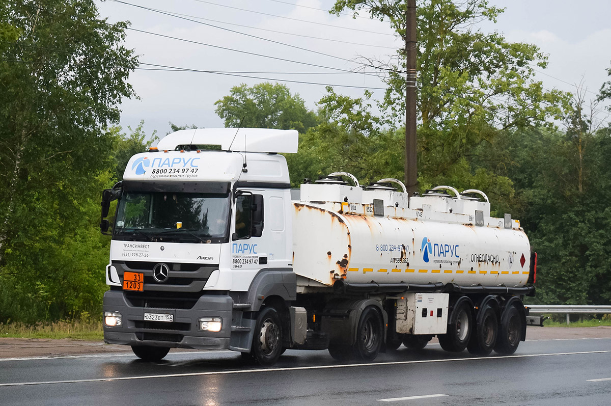 Нижегородская область, № О 323 ЕТ 152 — Mercedes-Benz Axor 1840 [Z9M]