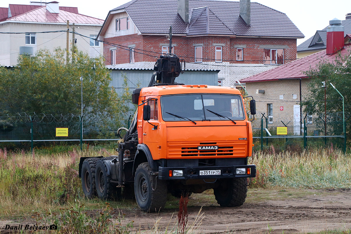 Коми, № О 351 ТР 11 — КамАЗ-44108-10 [44108K]