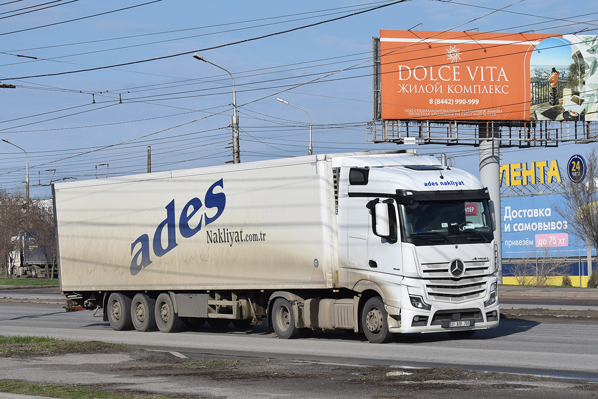 Турция, № 31 ATF 755 — Mercedes-Benz Actros ('2018) 1848