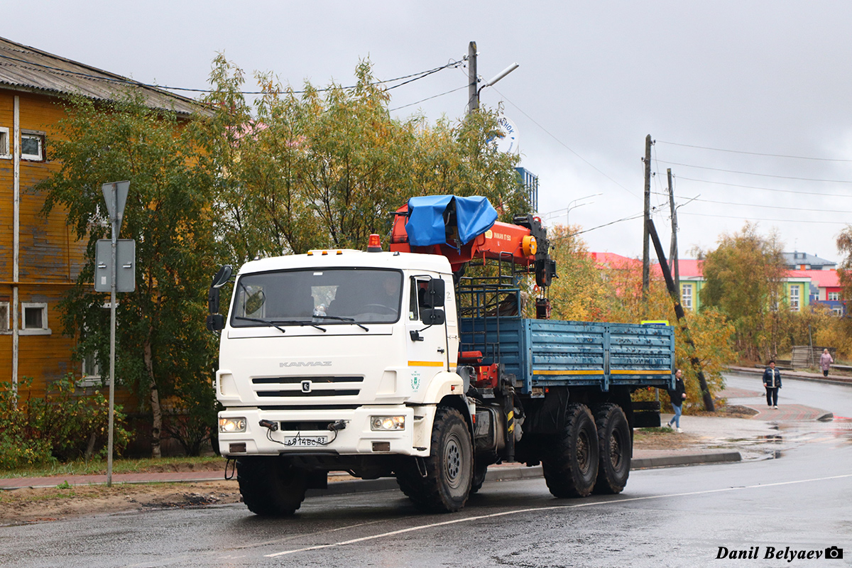 Ненецкий автономный округ, № А 914 ВС 83 — КамАЗ-43118-46