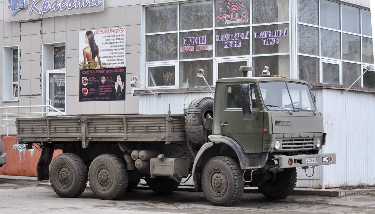 Омская область, № Н 349 МО 55 — КамАЗ-4310
