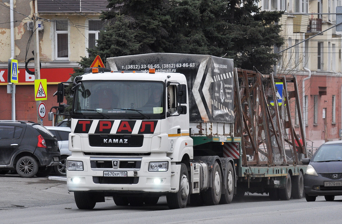 Омская область, № А 670 ХР 155 — КамАЗ-65206-T5(68)