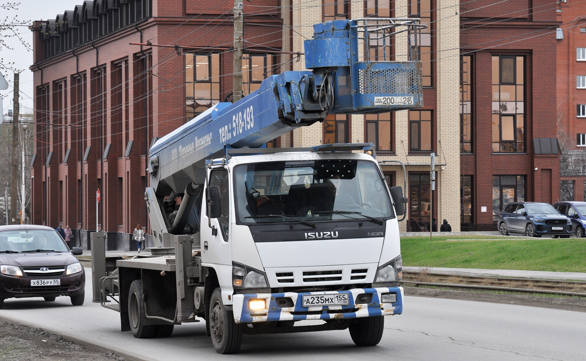 Омская область, № А 235 МХ 155 — Isuzu NQR75 [Z7X]