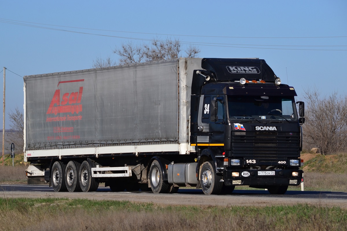 Волгоградская область, № У 775 ОК 34 — Scania (II) (общая модель)