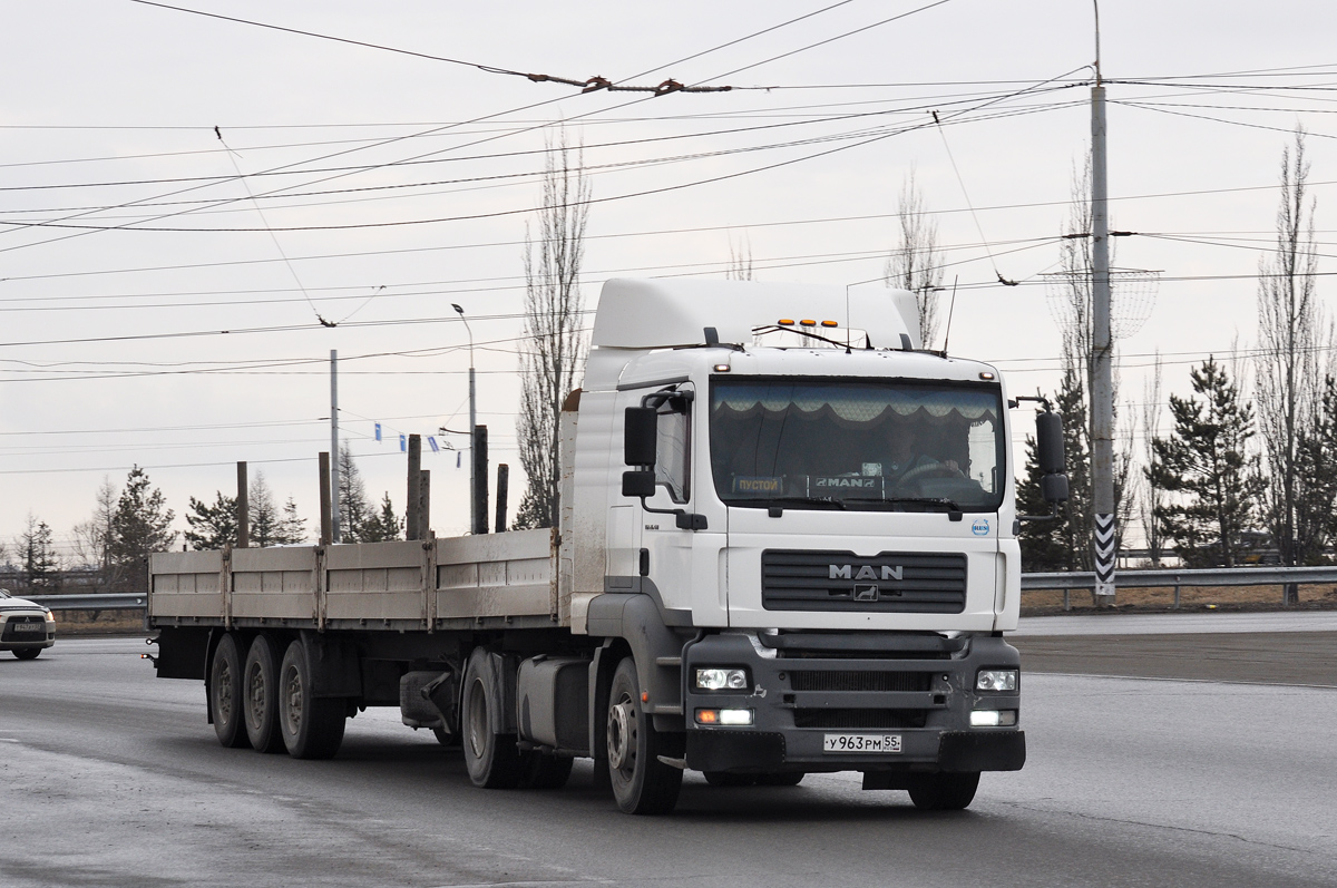 Омская область, № У 963 РМ 55 — MAN TGA 18.400