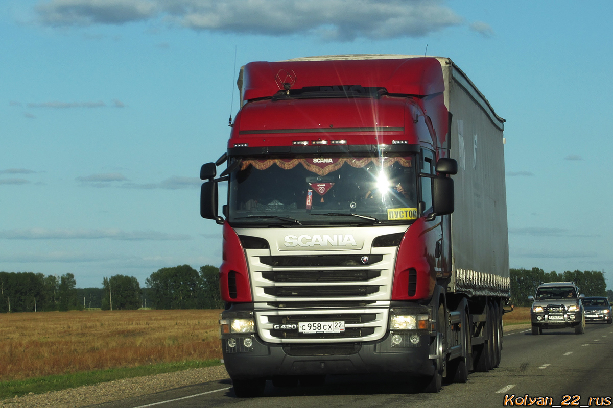 Алтайский край, № С 958 СХ 22 — Scania ('2009) G420