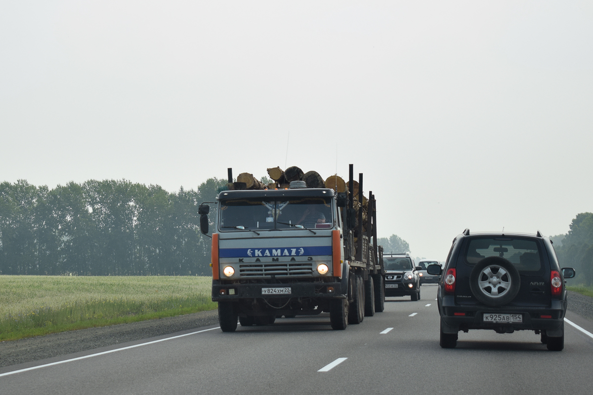 Алтайский край, № У 824 ХМ 22 — КамАЗ-53212