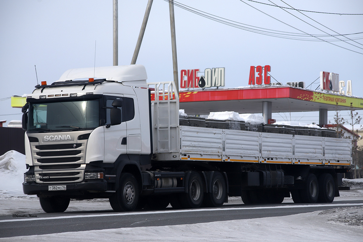 Саха (Якутия), № Т 382 МО 14 — Scania ('2013) R480