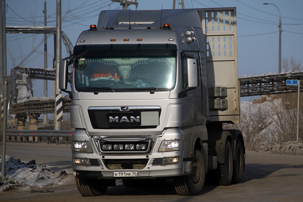 Саха (Якутия), № В 191 МК 14 — MAN TGX ('2007) (общая модель)