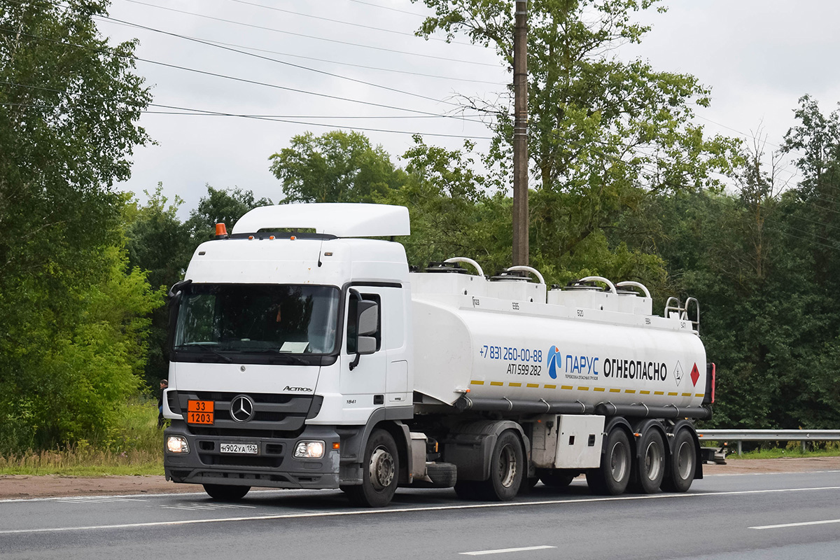 Нижегородская область, № Н 902 УА 152 — Mercedes-Benz Actros '09 1841 [Z9M]