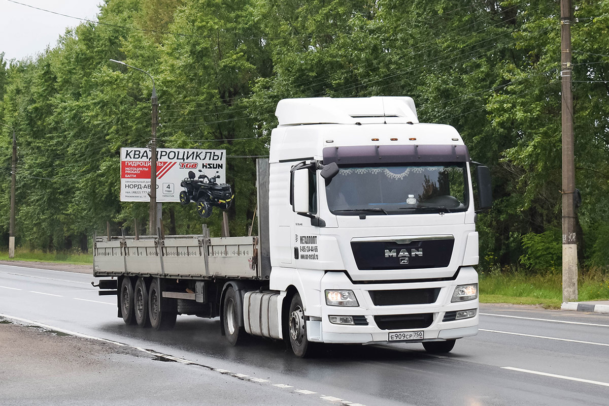 Московская область, № Е 909 СР 750 — MAN TGX ('2007) 18.400