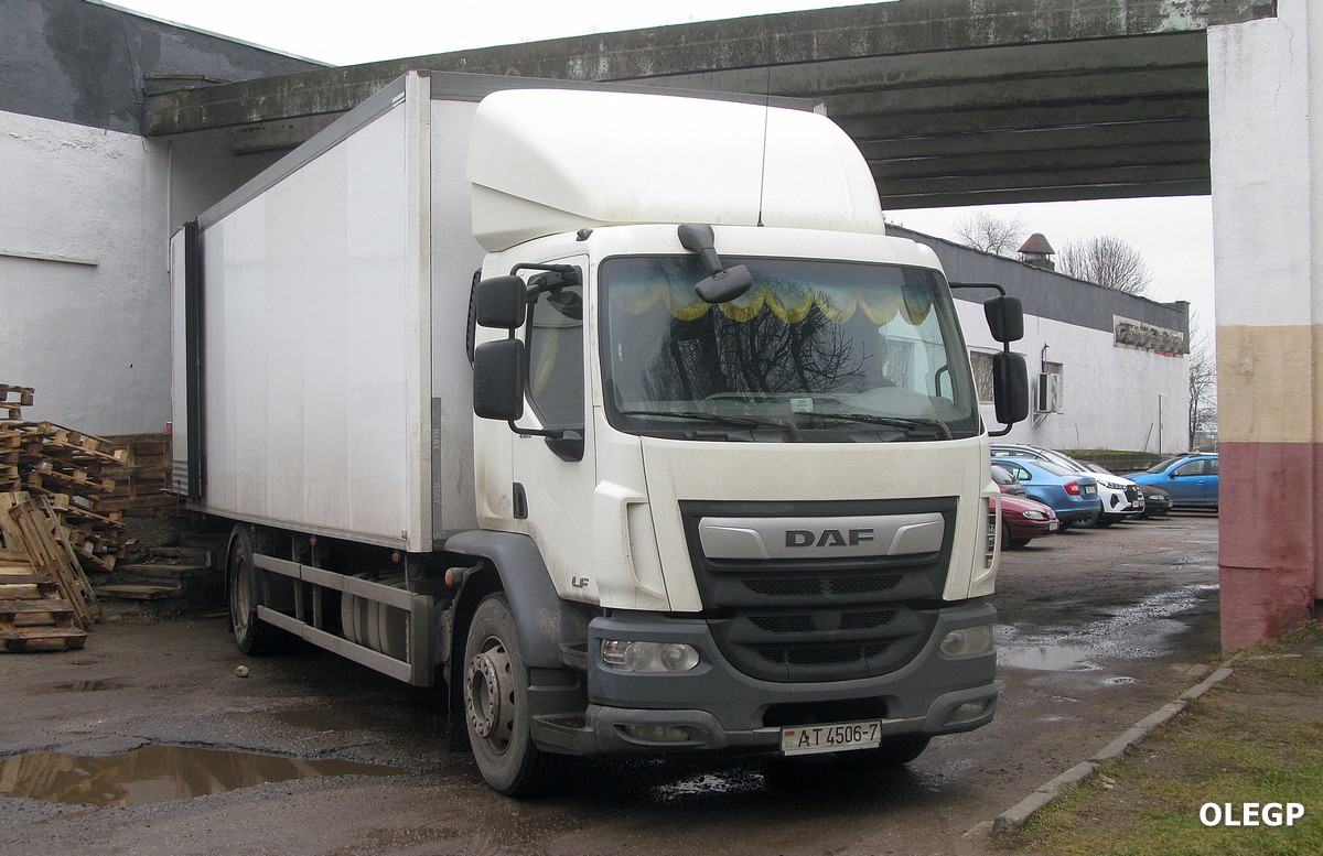 Минская область, № АТ 4506-7 — DAF LF Euro6 FA