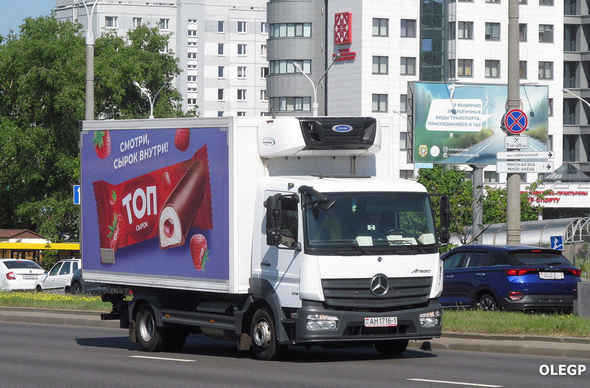 Брестская область, № АН 1716-1 — Mercedes-Benz Atego 1018