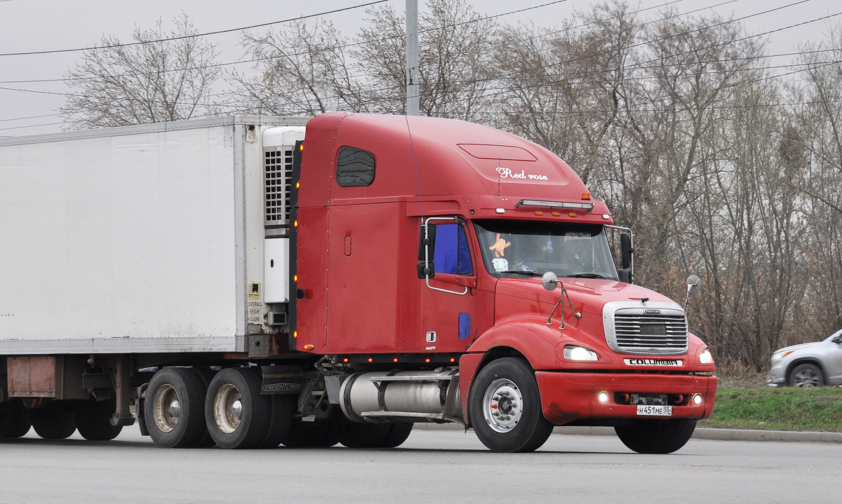 Омская область, № Н 451 МЕ 55 — Freightliner Columbia