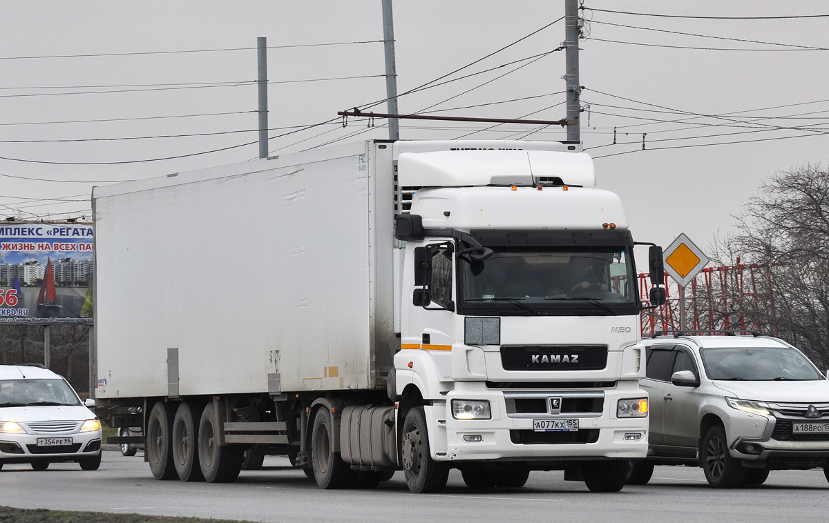 Омская область, № А 077 КХ 155 — КамАЗ-5490-S5(87)