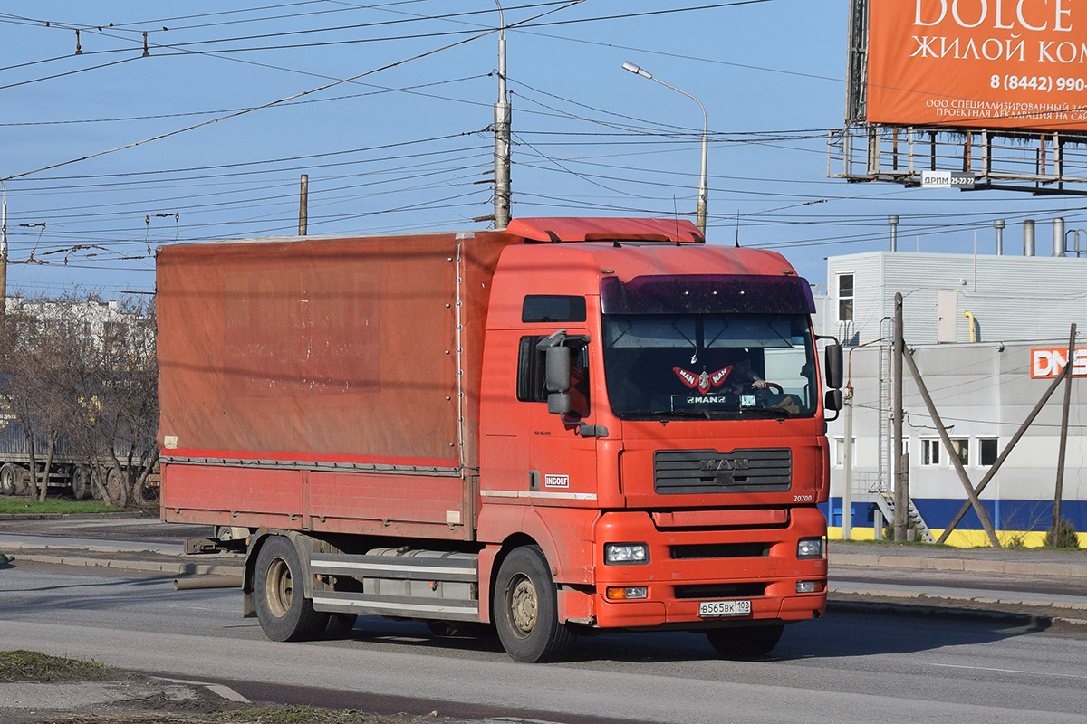 Башкортостан, № В 565 ВК 102 — MAN TGA 18.410
