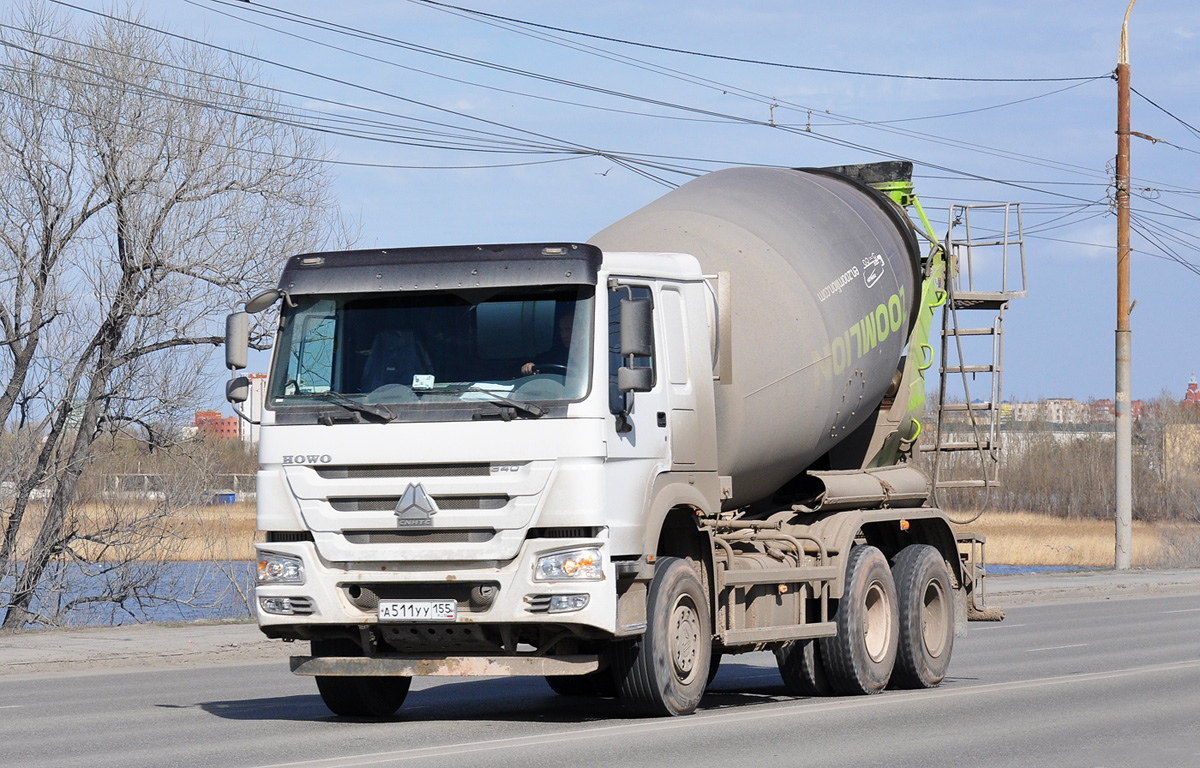 Омская область, № А 511 УУ 155 — Howo HW ZZ5327