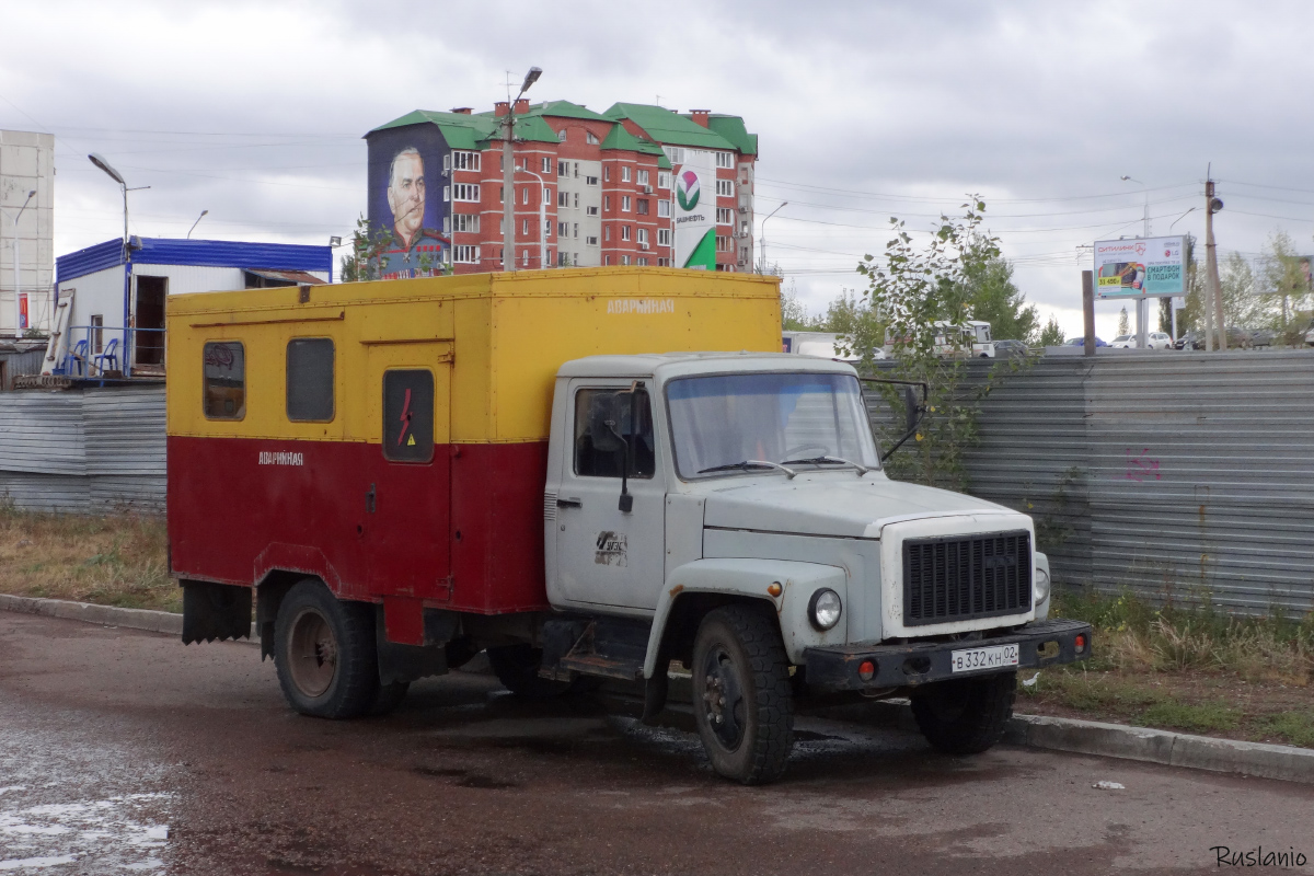 Башкортостан, № В 332 КН 02 — ГАЗ-3307