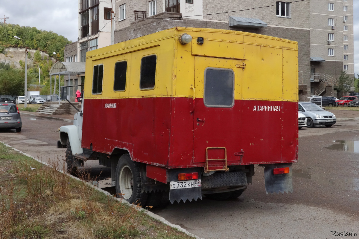 Башкортостан, № В 332 КН 02 — ГАЗ-3307