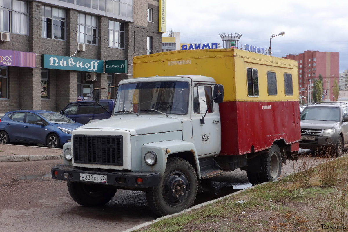 Башкортостан, № В 332 КН 02 — ГАЗ-3307