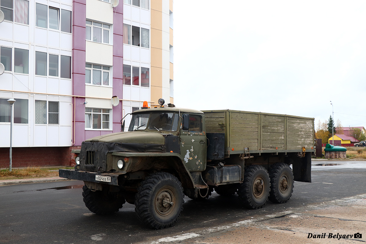 Ненецкий автономный округ, № А 824 ЕЕ 83 — Урал-375Н