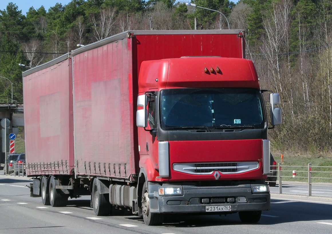 Ростовская область, № К 231 АХ 761 — Renault Premium ('1996)